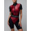 Комбінезон FITRUN Jumpsuit Super Nuts Short "Wine Blaze"