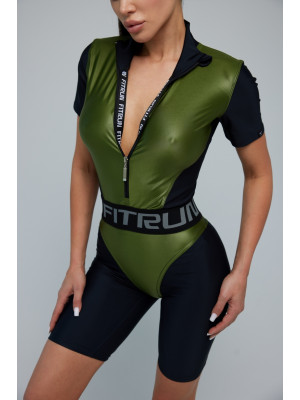 Комбінезон FITRUN Jumpsuit Super Nuts Short "Olive Blaze"