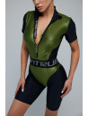 Jumpsuit FITRUN Jumpsuit Super Nuts Short "Olive Blaze"
