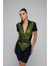 Jumpsuit FITRUN Jumpsuit Super Nuts Short "Olive Blaze"