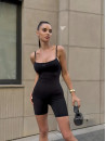 Комбинезон FITRUN Jumpsuit SKIN Base Short "Black VE"