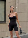 Комбинезон FITRUN Jumpsuit SKIN Base Short "Black VE"