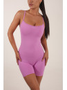 Jumpsuit FITRUN Jumpsuit SKIN Base Short "Fuchsia VE"