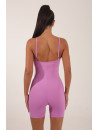 Jumpsuit FITRUN Jumpsuit SKIN Base Short "Fuchsia VE"
