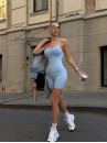 Комбинезон FITRUN Jumpsuit SKIN Base Short "Sky VE"