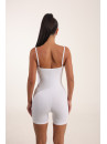 Комбінезон FITRUN Jumpsuit SKIN Base Short "White VE"