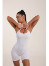 Комбінезон FITRUN Jumpsuit SKIN Base Short "White VE"