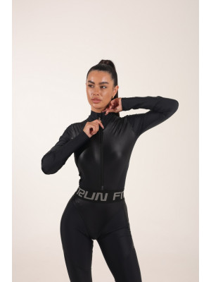 Комбинезон FITRUN Jumpsuit Super Nuts NICE Long "Black Blaze"