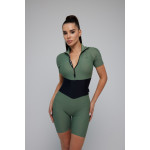 Комбинезон FITRUN Jumpsuit Base Short "Olive"
