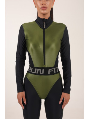 Комбинезон FITRUN Jumpsuit Super Nuts NICE Long "Olive Blaze"