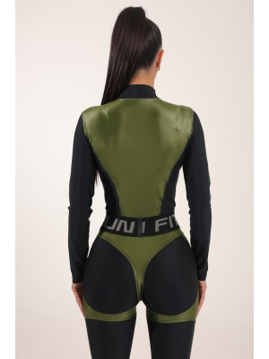 Комбинезон FITRUN Jumpsuit Super Nuts NICE Long "Olive Blaze"