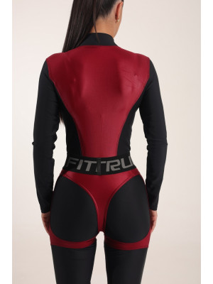 Комбинезон FITRUN Jumpsuit Super Nuts NICE Long "Wine Blaze"