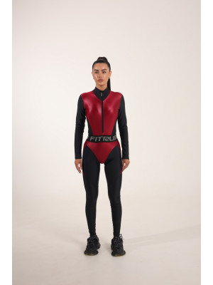 Комбинезон FITRUN Jumpsuit Super Nuts NICE Long "Wine Blaze"