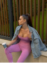 Комбинезон FITRUN Jumpsuit SKIN Base MEDIUM "Fuchsia VE"