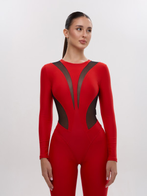 Комбинезон FITRUN Jumpsuit SPIDER LINE "Red"