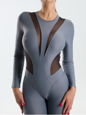 Комбинезон FITRUN Jumpsuit SPIDER LINE "Silver"