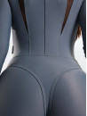 Комбінезон FITRUN Jumpsuit SPIDER LINE "Silver"