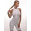 Jumpsuit FITRUN Jumpsuit YOGA Short "White VE"