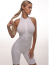 Jumpsuit FITRUN Jumpsuit YOGA Short "White VE"