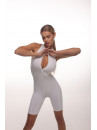 Jumpsuit FITRUN Jumpsuit YOGA Short "White VE"