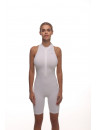 Jumpsuit FITRUN Jumpsuit YOGA Short "White VE"