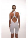 Jumpsuit FITRUN Jumpsuit YOGA Short "White VE"