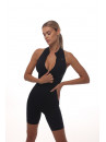 Jumpsuit FITRUN Jumpsuit YOGA Short "Black VE"