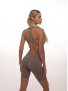 Jumpsuit FITRUN Jumpsuit YOGA Short "Sand VE"