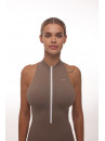Jumpsuit FITRUN Jumpsuit YOGA Short "Sand VE"