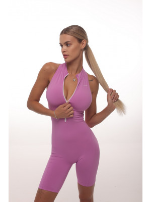 Jumpsuit FITRUN Jumpsuit YOGA Short "Fuchsia VE"