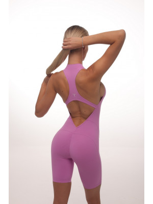 Jumpsuit FITRUN Jumpsuit YOGA Short "Fuchsia VE"