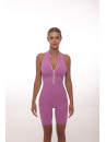Jumpsuit FITRUN Jumpsuit YOGA Short "Fuchsia VE"