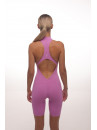 Jumpsuit FITRUN Jumpsuit YOGA Short "Fuchsia VE"