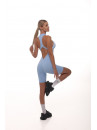 Jumpsuit FITRUN Jumpsuit YOGA Short "Sky VE"