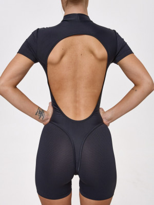 Комбінезон FITRUN Jumpsuit NICE Short "Black Relief"