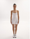 Комбінезон FITRUN Jumpsuit SKIN BODY Short "White VE"