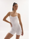 Комбінезон FITRUN Jumpsuit SKIN BODY Short "White VE"