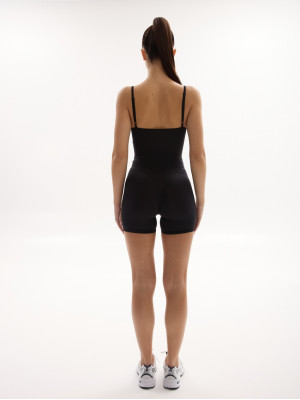 Комбинезон FITRUN Jumpsuit SKIN BODY Short "Black VE"