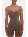 Комбінезон FITRUN Jumpsuit SKIN BODY Short "Sand VE"