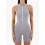 Jumpsuit FITRUN Jumpsuit YOGA Short "Silver NE"