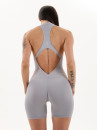 Комбинезон FITRUN Jumpsuit YOGA Short "Silver NE"