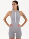 Комбинезон FITRUN Jumpsuit YOGA Short "Silver NE"