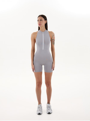 Комбинезон FITRUN Jumpsuit YOGA Short "Silver NE"