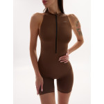 Комбінезон FITRUN Jumpsuit YOGA Short "Caramel NE"