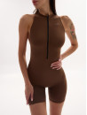 Комбінезон FITRUN Jumpsuit YOGA Short "Caramel NE"