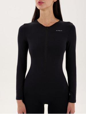 Комбінезон FITRUN Jumpsuit YOGA AURA Long "Black VE"