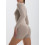 Jumpsuit FITRUN Jumpsuit SKIN ZIP Short "Latte NE"