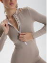 Комбінезон FITRUN Jumpsuit SKIN ZIP Short "Latte NE"