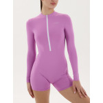 Jumpsuit FITRUN Jumpsuit SKIN ZIP Short "Fuchsia VE"