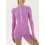 Jumpsuit FITRUN Jumpsuit SKIN ZIP Short "Fuchsia VE"